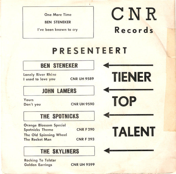 Ben Steneker : One More Time (7", Single)