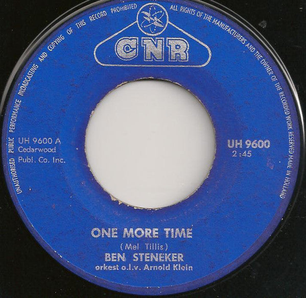 Ben Steneker : One More Time (7", Single)