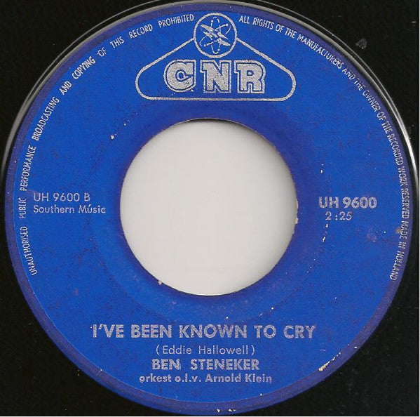 Ben Steneker : One More Time (7", Single)