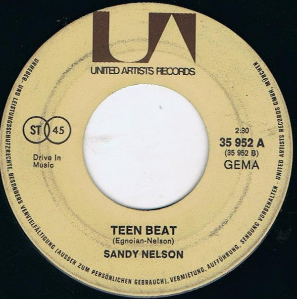 Johnny And The Hurricanes / Sandy Nelson : Red River Rock / Teen Beat  (7", Single)