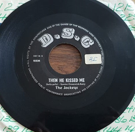 Kitty Ruby, The Jockeys (2) : I (Who Have Nothing) / Then He Kissed Me (7")