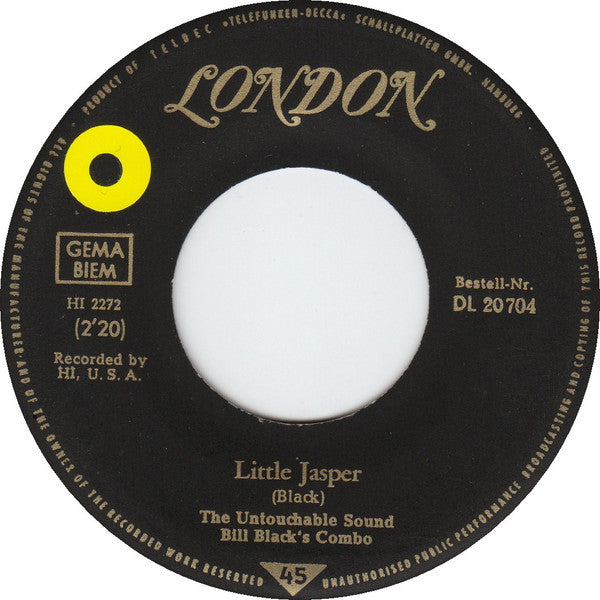 Bill Black's Combo : Little Jasper (7", Single)