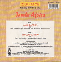 Zulu Nation (3) Featuring Dr. Yango Keita : Jambo Africa (7", Single)
