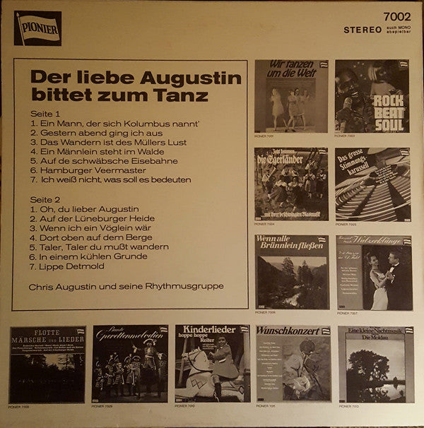 Chris Augustin Und Seine Rhythmusgruppe : Der Liebe Augustin Bittet Zum Tanz (LP, Album)