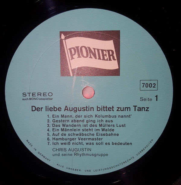 Chris Augustin Und Seine Rhythmusgruppe : Der Liebe Augustin Bittet Zum Tanz (LP, Album)
