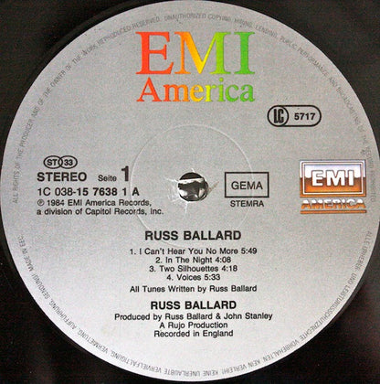 Russ Ballard : Russ Ballard (LP, Album, RP)