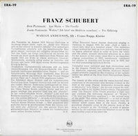 Marian Anderson : Ave Maria And Other Schubert Songs (7", EP)