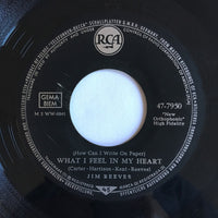 Jim Reeves : (How Can I Write On Paper) What I Feel In My Heart (7", Single)
