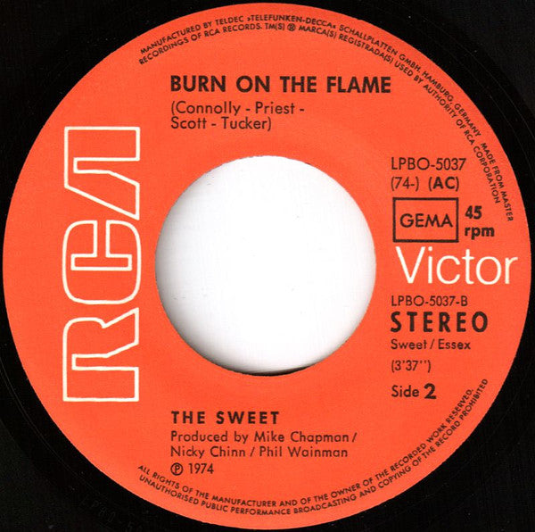 The Sweet : The Six Teens (7", Single)