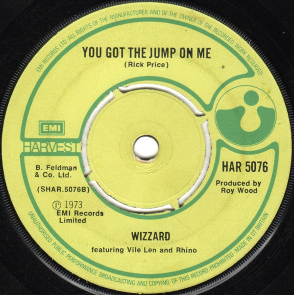 Wizzard (2) : Angel Fingers (A Teen Ballad) (7", Single, RP)