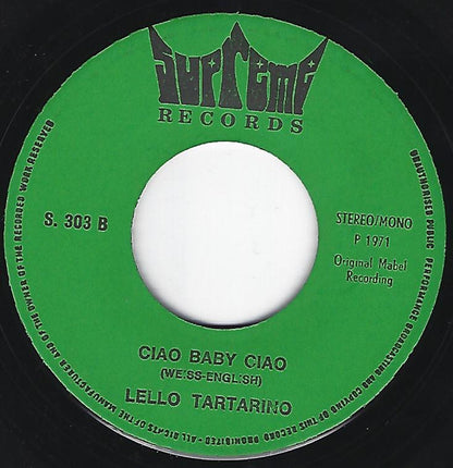 Lello Tartarino : Bake Me A Woman (7", Single)