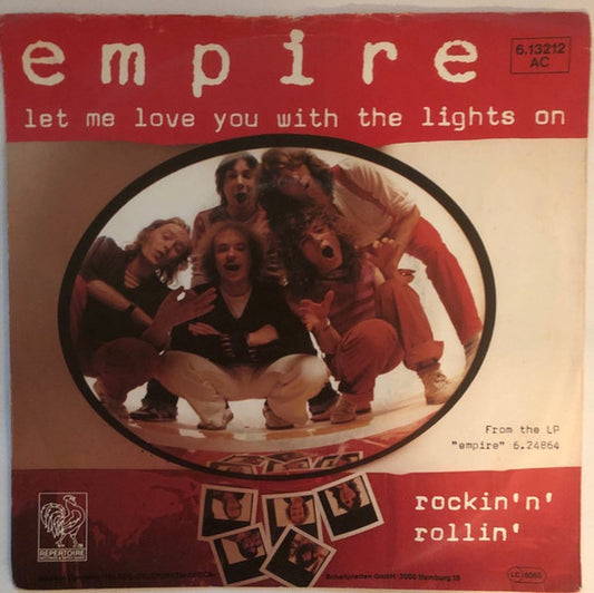 Empire (8) : Let Me Love You With The Lights On (7", Single, Promo)