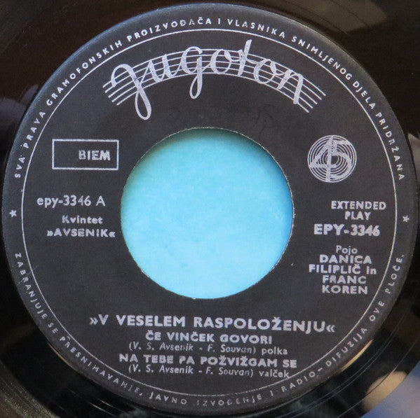 Various : V  Veselem Raspoloženju (7", EP)