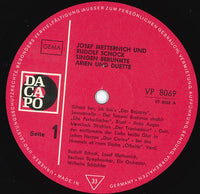Josef Metternich, Rudolf Schock : Josef Metternich Und Rudolf Schock Singen Berühmte Arien Und Duette (LP)