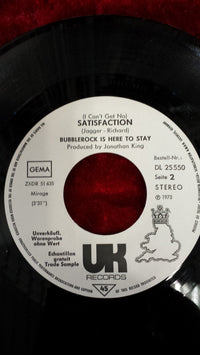 Bubblerock : (We're Gonna) Rock Around The Clock / I Can't Get No Satisfaction (7", Promo)