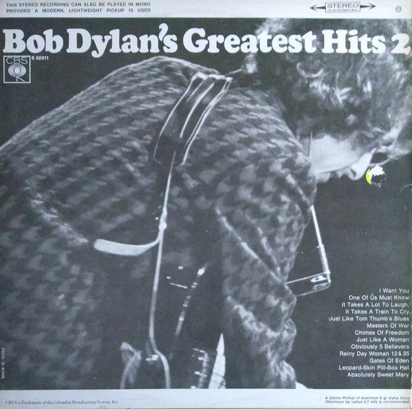 Bob Dylan : Bob Dylan's Greatest Hits 2 (LP, Comp, RE)