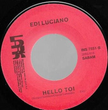 Edi Luciano : Elodie (7", Single)