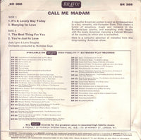 Judy Lynn And Larry Douglas (5) With Orchestra Conducted By Nicholas Goya : Call Me Madam (7", EP)