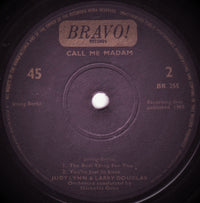 Judy Lynn And Larry Douglas (5) With Orchestra Conducted By Nicholas Goya : Call Me Madam (7", EP)