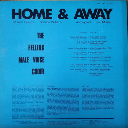 Felling Male Voice Choir : Home & Away (LP, Album)