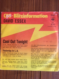 David Essex : Cool Out Tonight / Yesterday In L.A. (7", Single, Promo)