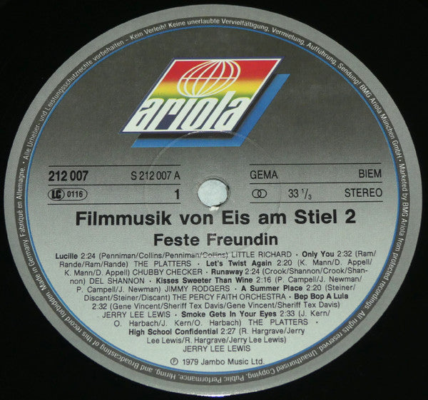 Various : Filmmusik Von Eis Am Stiel 2 - Feste Freundin (LP, Comp)