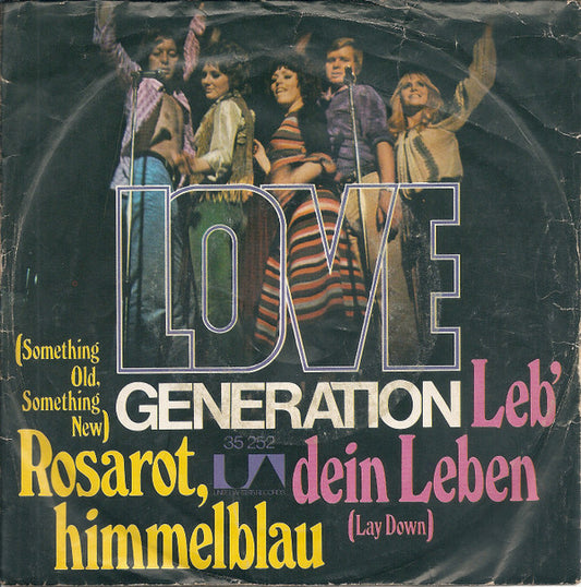 Love Generation : Rosarot, Himmelblau / Leb' Dein Leben (7", Single)