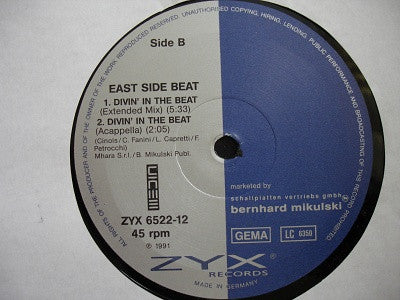 East Side Beat : Divin' In The Beat (12")