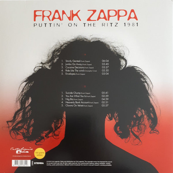Frank Zappa : Puttin' On The Ritz 1981 (LP, Unofficial)