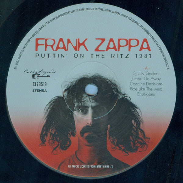 Frank Zappa : Puttin' On The Ritz 1981 (LP, Unofficial)