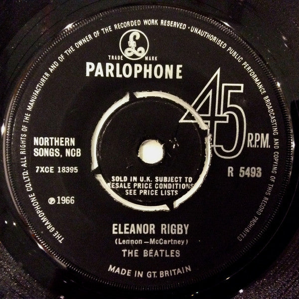 The Beatles : Eleanor Rigby / Yellow Submarine (7", Single, 4-P)