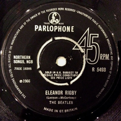 The Beatles : Eleanor Rigby / Yellow Submarine (7", Single, 4-P)