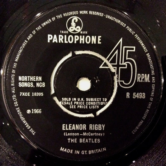 The Beatles : Eleanor Rigby / Yellow Submarine (7", Single, 4-P)