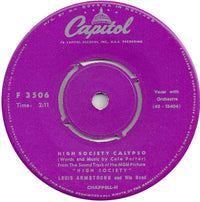 Louis Armstrong And His Band / Bing Crosby : High Society Calypso (7")