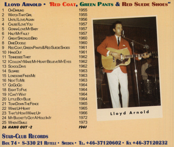Lloyd Arnold : Red Coat, Green Pants & Red Suede Shoes (CD, Comp)