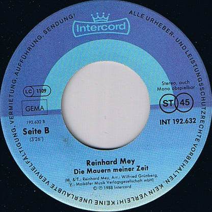 Reinhard Mey : Das Meer (7", Single)