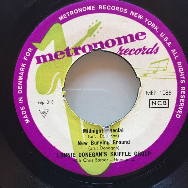 Lonnie Donegan's Skiffle Group : Backstairs Session (7")