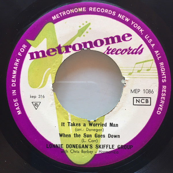 Lonnie Donegan's Skiffle Group : Backstairs Session (7")