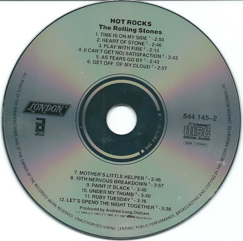 The Rolling Stones : Hot Rocks 1964-1971 (2xCD, Comp, RE, RM)