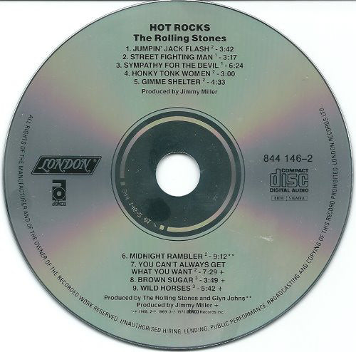 The Rolling Stones : Hot Rocks 1964-1971 (2xCD, Comp, RE, RM)