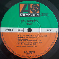 Iron Butterfly : Live (LP, Album, RE)