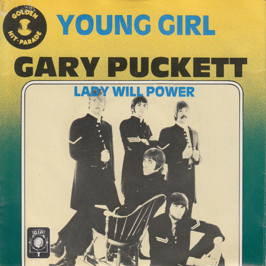 Gary Puckett : Young Girl / Lady Willpower (7", RE, Gre)