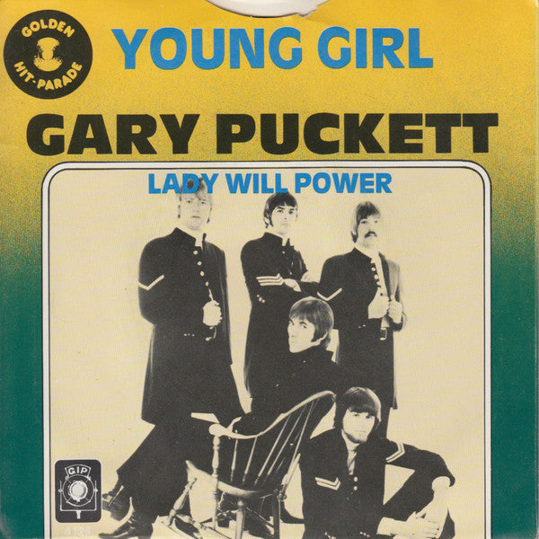 Gary Puckett : Young Girl / Lady Willpower (7", RE, Gre)