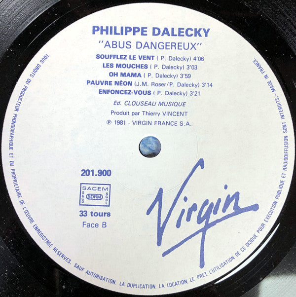 Philippe Dalecky : Abus Dangereux (LP, Album)