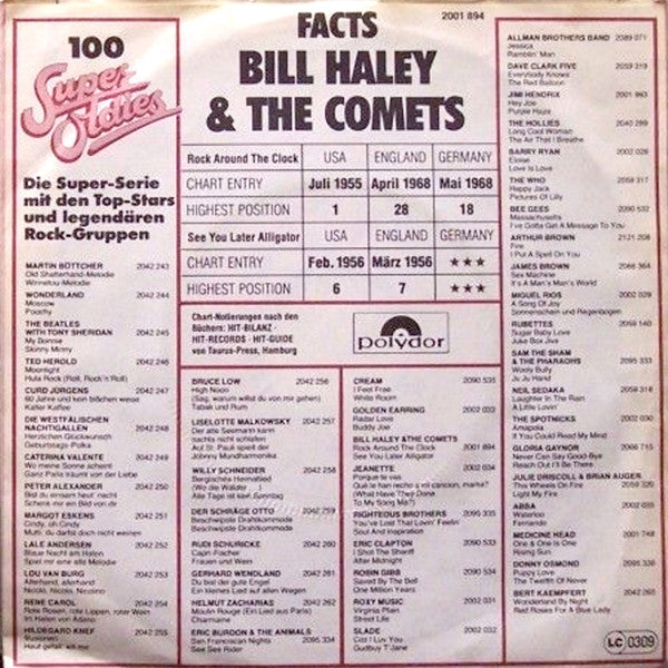 Bill Haley & The Comets* : Rock Around The Clock / See You Later Alligator (7", Single, RE)