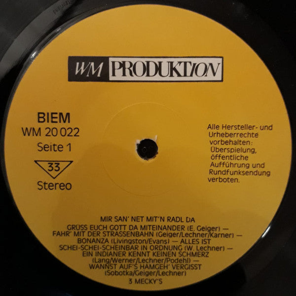 3 Mecky's : Mir San' Net Mit'n Radl Da (LP)