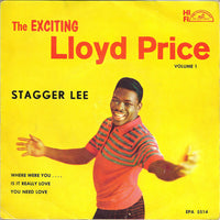 Lloyd Price : The Exciting Lloyd Price Volume 1 (7", EP)