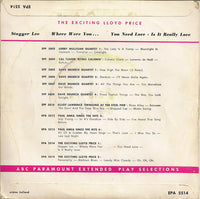 Lloyd Price : The Exciting Lloyd Price Volume 1 (7", EP)
