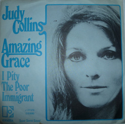 Judy Collins : Amazing Grace (7", Single, RP)
