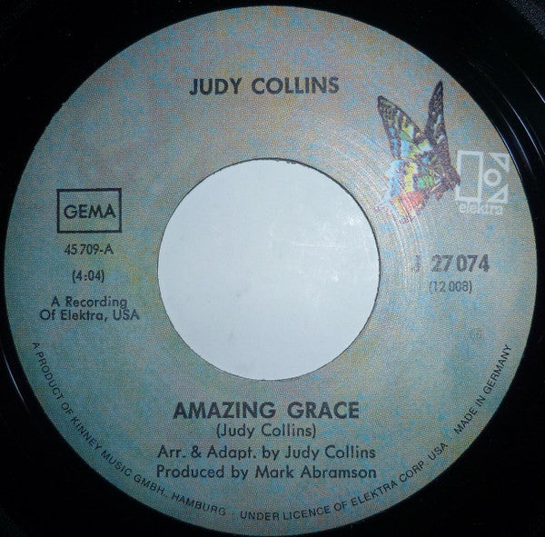 Judy Collins : Amazing Grace (7", Single, RP)